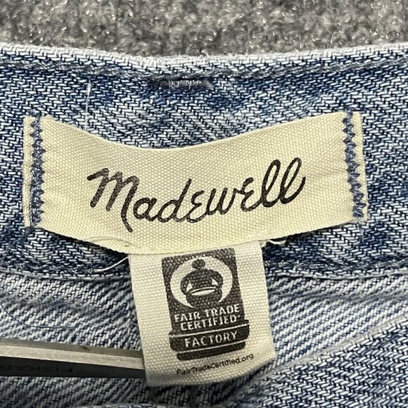 Madewell Women's Superwide-Leg Jeans Size 32 Light Wash Denim Baggy - Picture 2 of 10